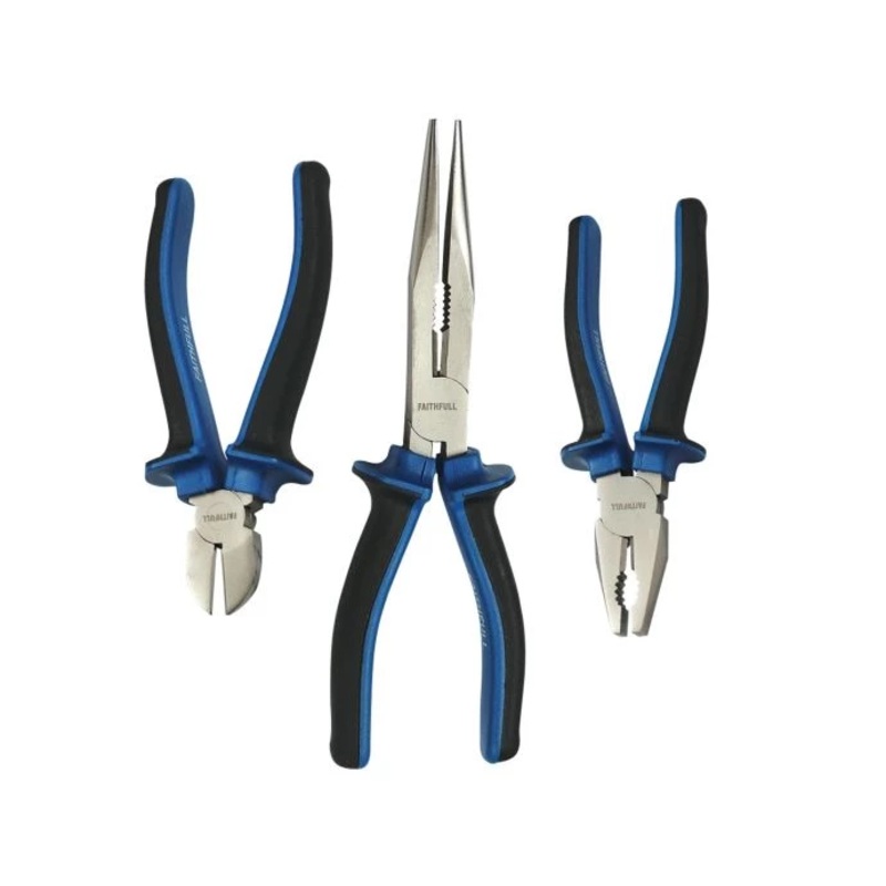 Faithfull FAIPLSET3LN 3-Piece Handyman Pliers Set