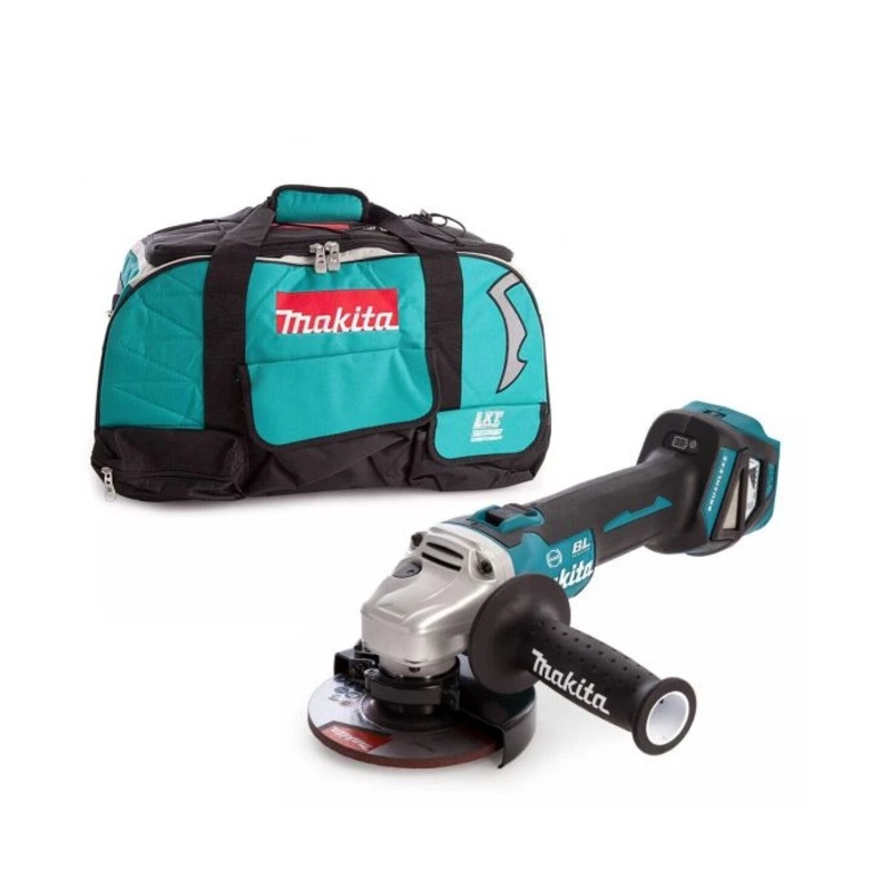 Makita DGA513Z 18V LXT Cordless 125mm Brushless Slide Switch Angle Grinder With LXT400 Tool Bag