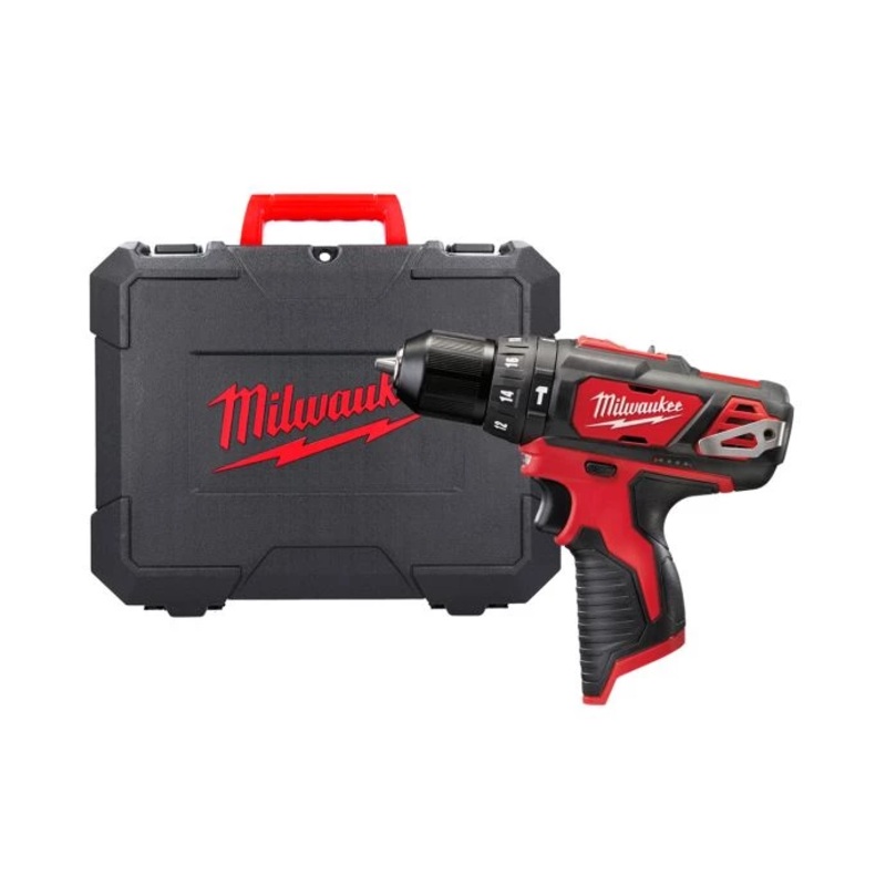 Milwaukee M12BPD 12V Cordless 10mm Compact Combi Hammer Drill With Case