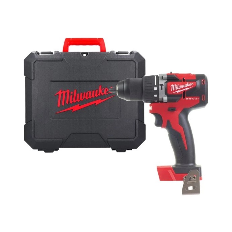 Milwaukee M18CBLPD-0X 18V Cordless Brushless Combi Drill in Carry Case