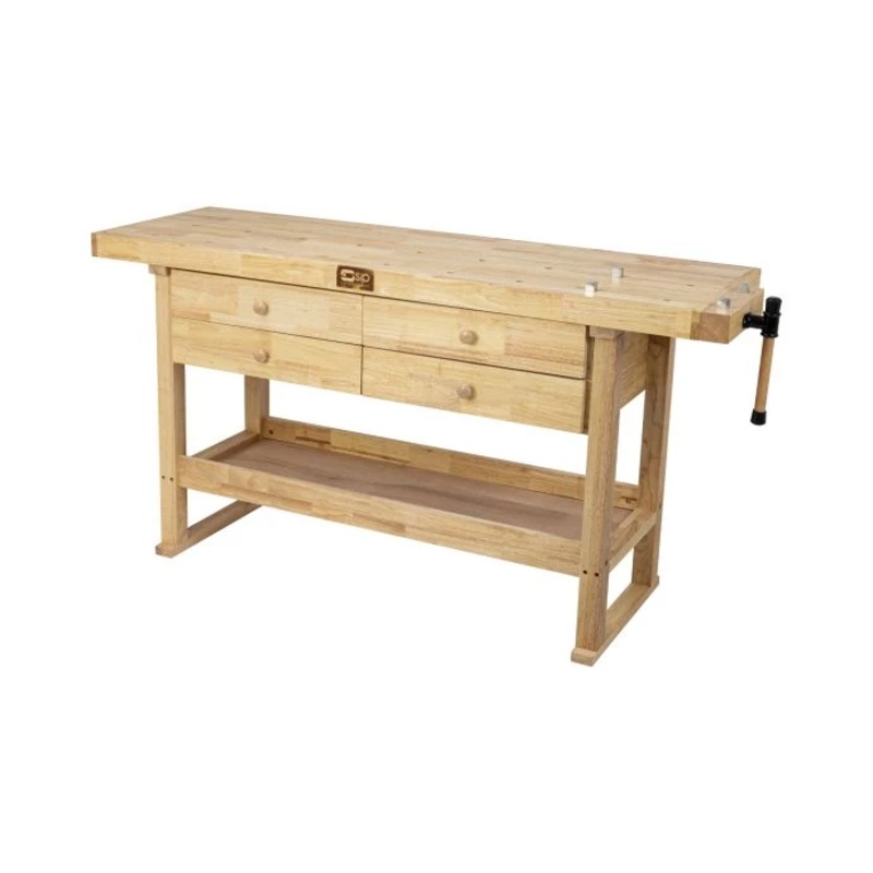 SIP Professional Hardwood 4-Drawer Workbench