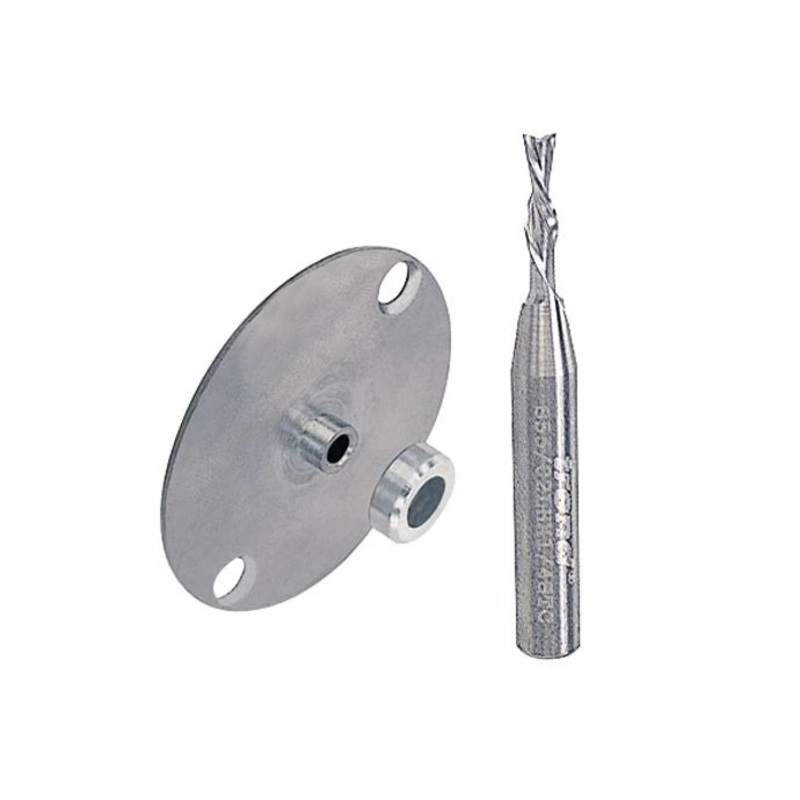 TREND Inlay kit with 3.2mm cutter 1/4 Solid tungsten