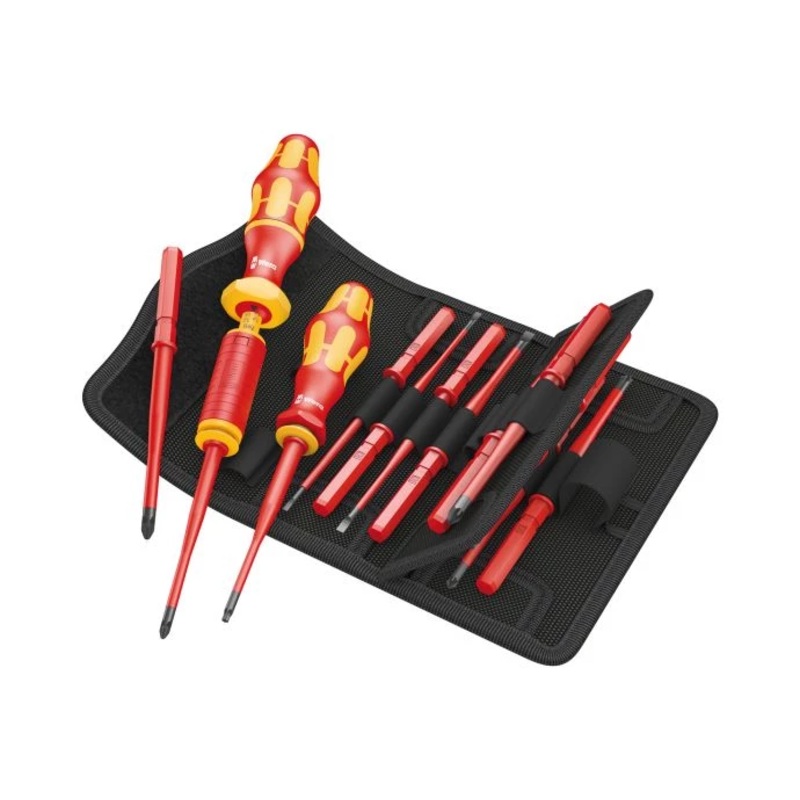 Wera 05135906001 16 Piece Kraftform Kompakt VDE Screwdriver Set