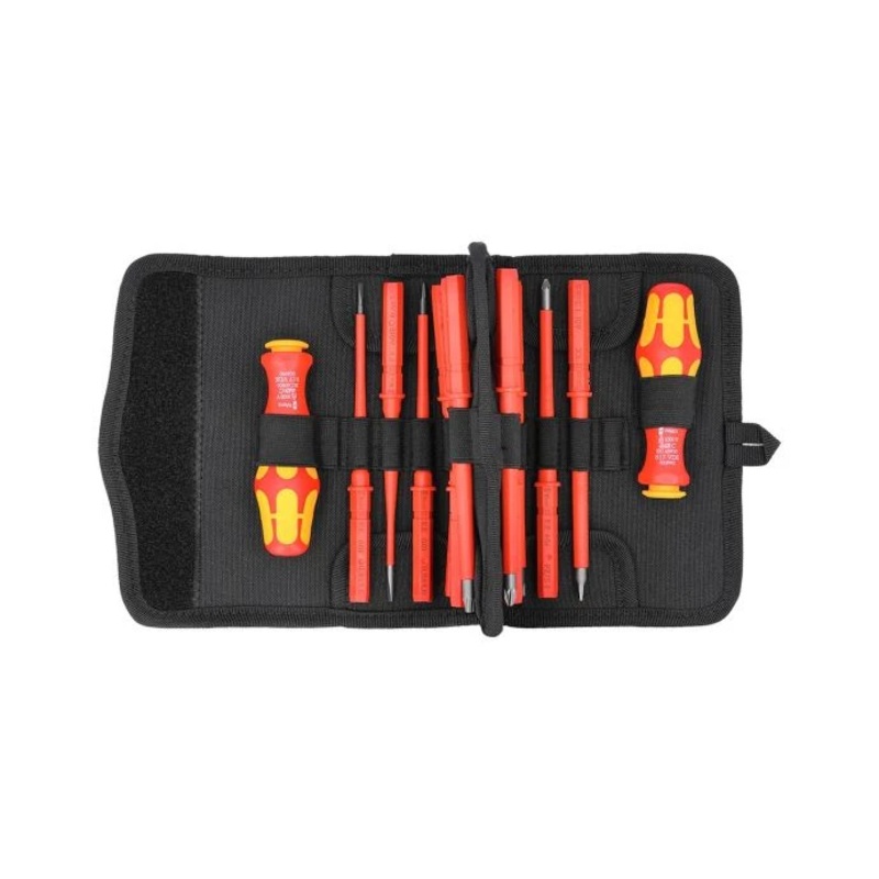 Wera WER059030 Kraftform VDE Kompakt 17 Piece Interchangeable Screwdriver Set – 05059030001