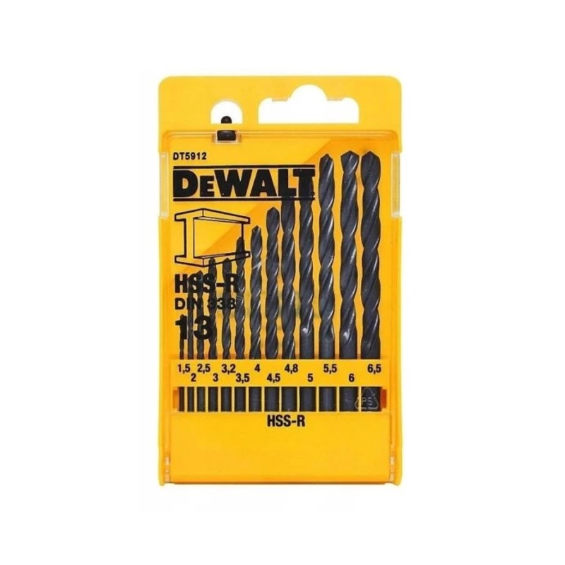 DeWalt DT5912QZ 13 Piece HSS Drill Bit Set