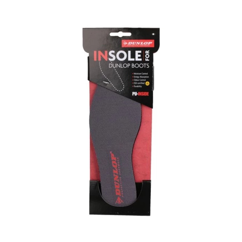 Dunlop Insole – Size: 5 Colour: Black/Grey