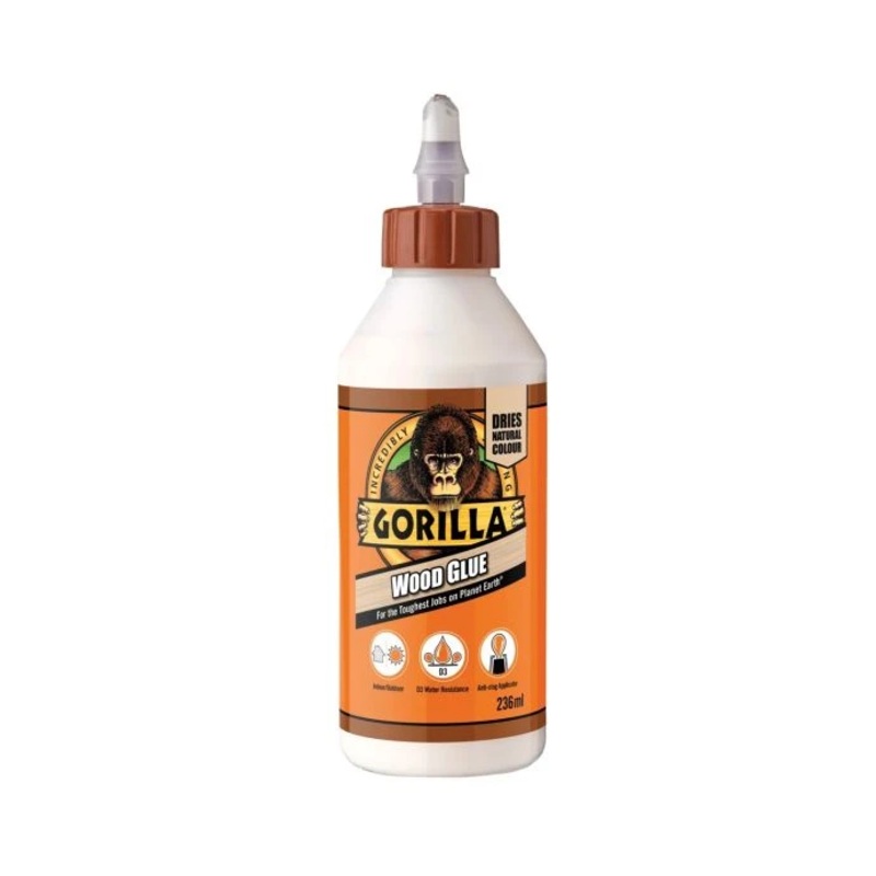 Gorilla Glue GRGGWG236 236ml Gorilla PVA Wood Glue