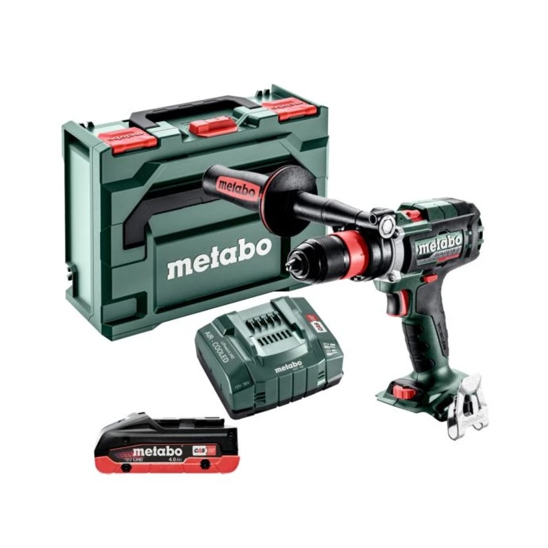 Metabo BS 18 LTX-3 BL Q I 18V Cordless Brushless Drill Driver With 1 x 4.0Ah LiHD Battery, Charger & MetaBox