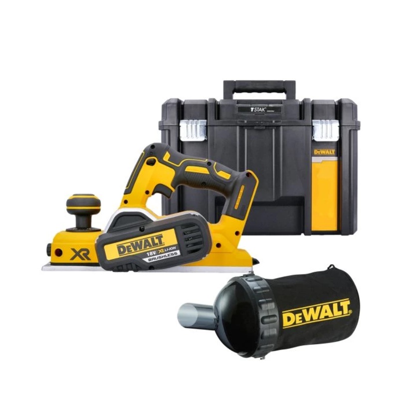 DeWalt DCP580 18V XR Cordless Brushless Planer With Dust Bag & DWST1-71195 Case