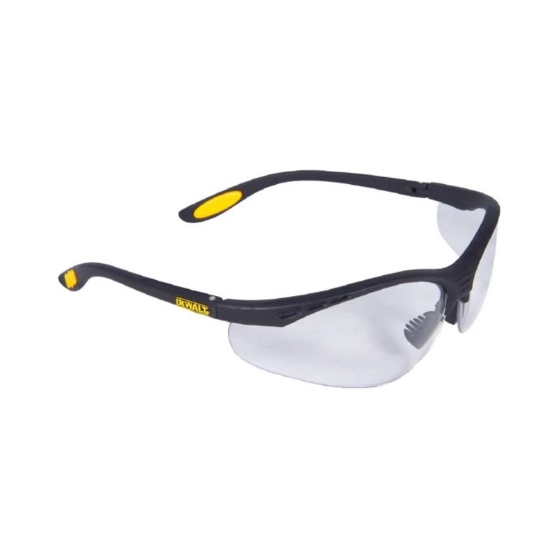 DeWalt Reinforcer DPG58 Safety Eyewear Colour: Black/Clear/Yellow