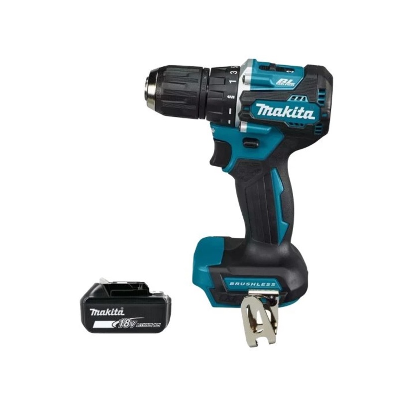 Makita Driver Drill DDF487Z 18V LXT Cordless 1/2″ 2-Speed Keyless Chuck Max 40Nm With 1 x 6.0Ah Battery