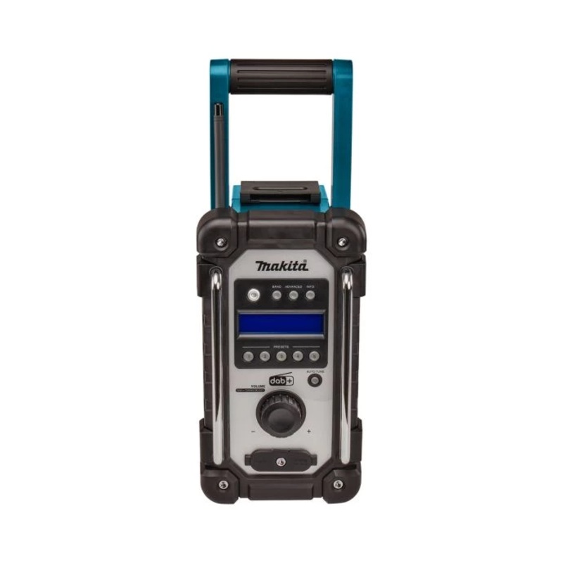 Makita Radio DMR110N 10.8V/18V CXT/LXT Cordless/AC FM/DAB/DAB+ Jobsite With AUX & USB Bare Unit