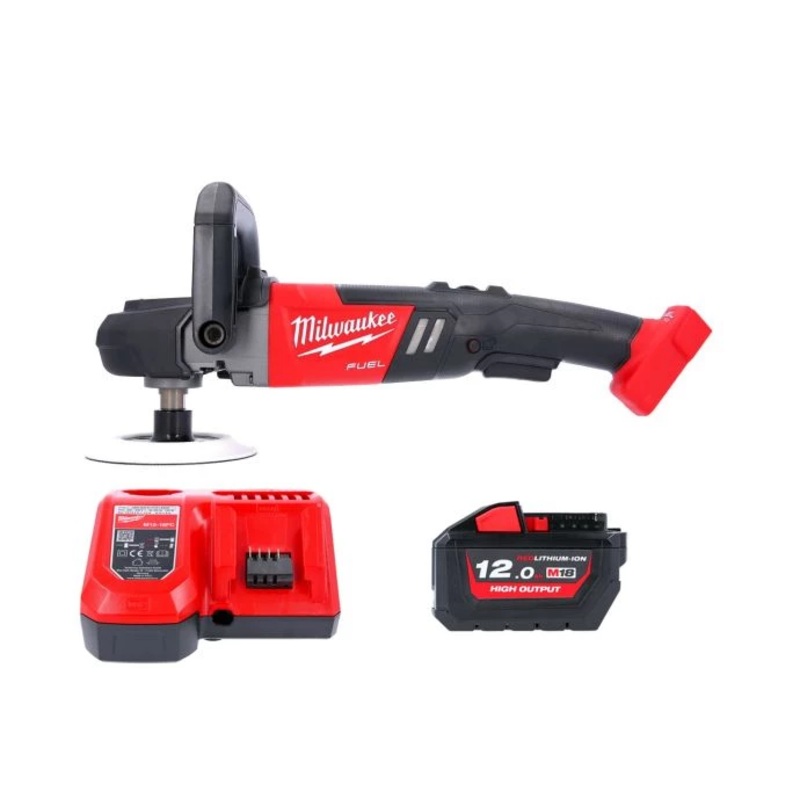 Milwaukee M18FAP180 Polisher+ 1 x 12Ah Battery & Charger