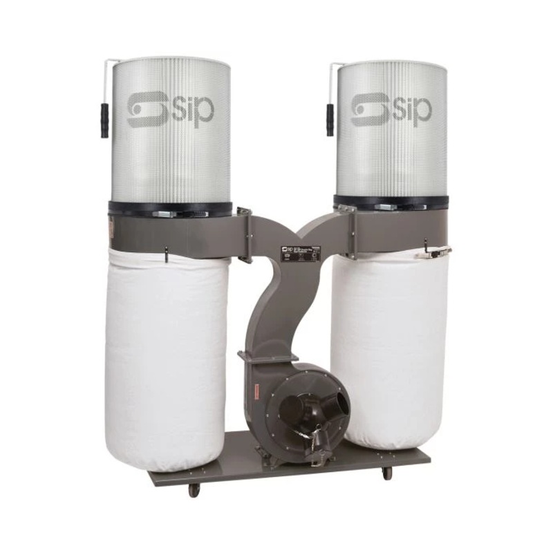 SIP 3HP Double Bag Dust Collector Package