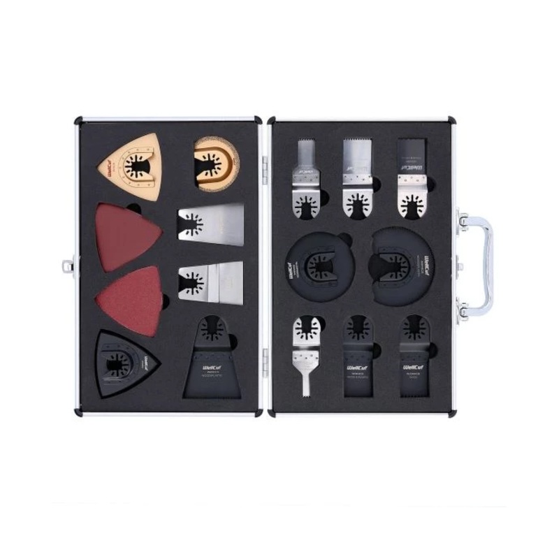 WellCut Multi Tool Accessory Set 34 Pieces in Case – Quick Release (WC-MT34)