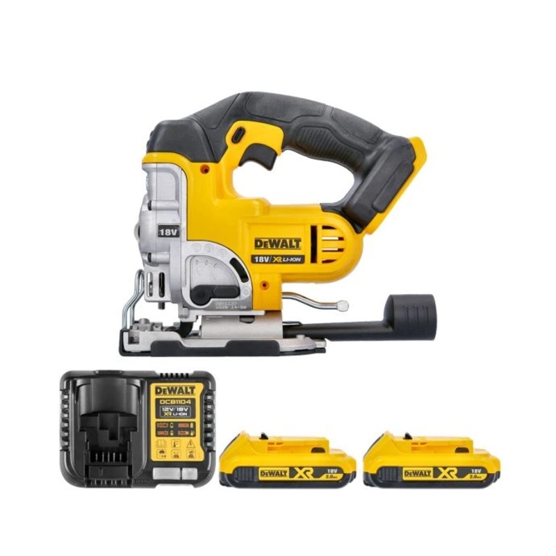 DeWalt DCS331 18V XR Li-Ion Cordless Jigsaw With 2 x 2Ah batteries & charger