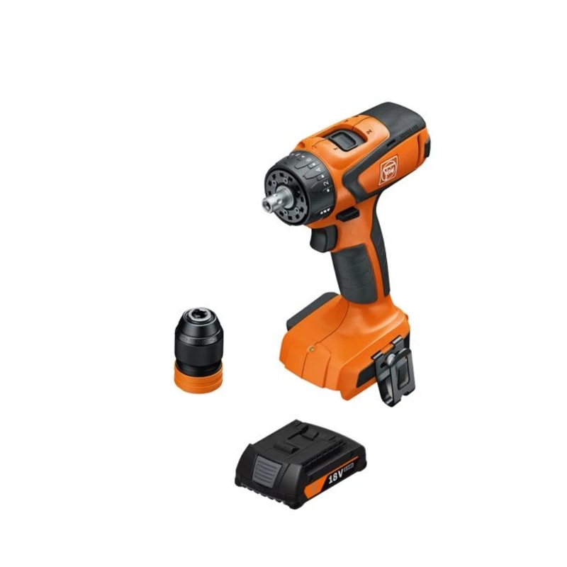 Fein ASCM 18 QSW 18V AS AMPShare 4 Speed Cordless Drill Driver With 1 x 2Ah Battery