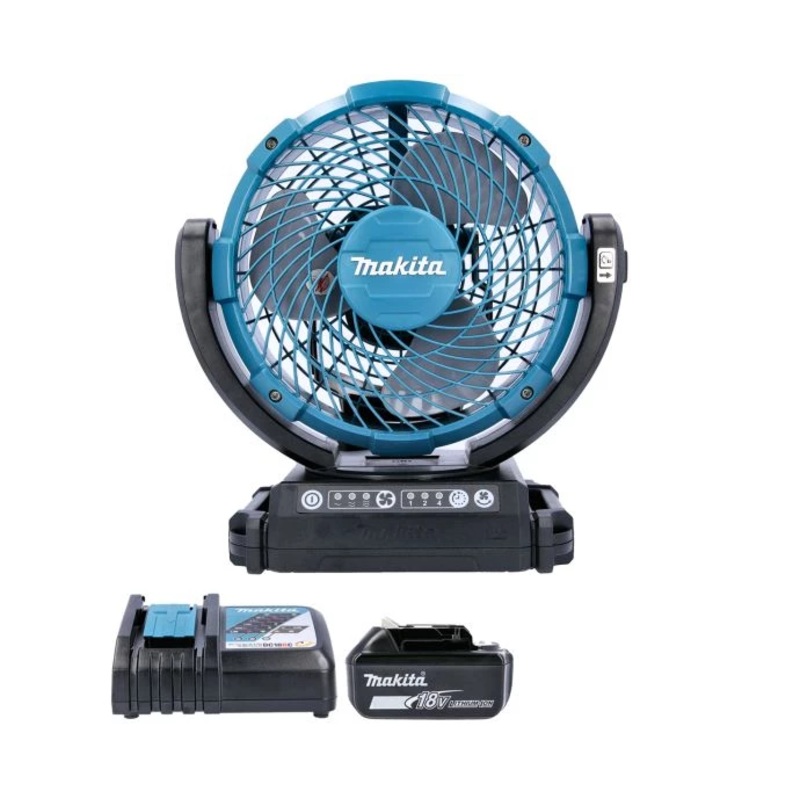 Makita Fan DCF102Z 14.4V/18V LXT Cordless/AC With 1 x 6.0Ah Battery & Charger