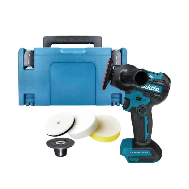 Makita Sander/Polisher DPV300Z 18V LXT Cordless Brushless 2-Speed 50/80mm Disc Diameter With Case Type 3