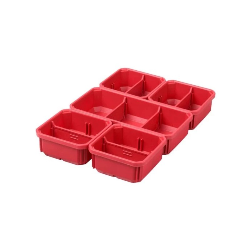 Milwaukee 4932478301 5 Piece PACKOUT Organiser / Compact Organiser Bins