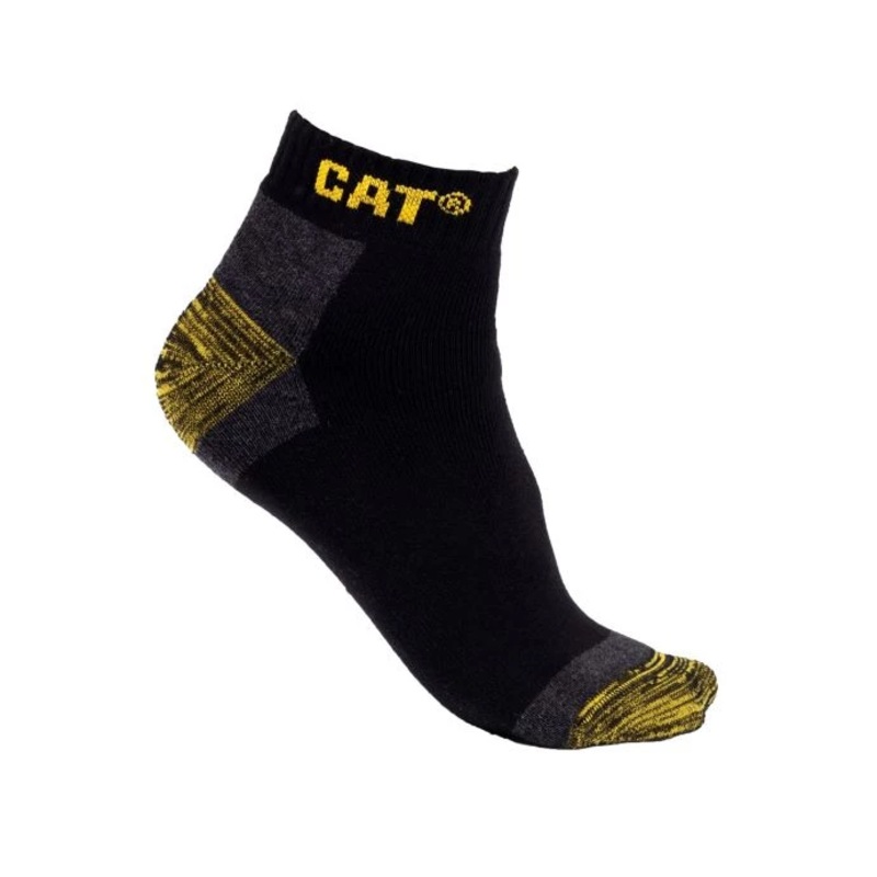 Caterpillar Premium Work Sneakers 3 Pair Pack – Size: 6-9 Colour: Black