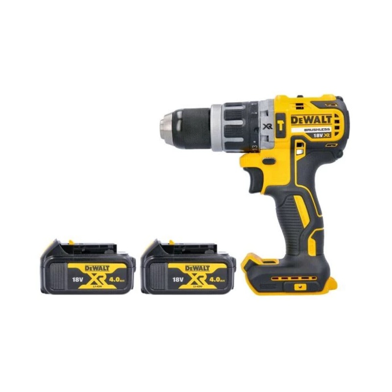 DeWalt DCD796N 18V XR Cordless Brushless Combi Drill With 2 x 4.0Ah Batteries