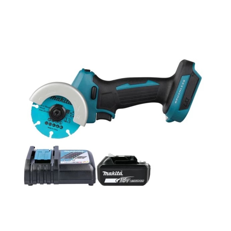 Makita Cut-Off Saw DMC300Z 18V LXT Cordless Brushless 76mm With 1 x 4.0Ah Battery & Charger