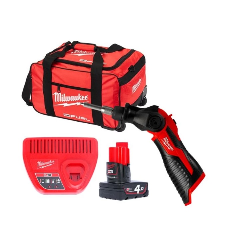 Milwaukee M12SI M12 12V Soldering Iron With1 x 4.0Ah Battery, Charger & Tool Bag