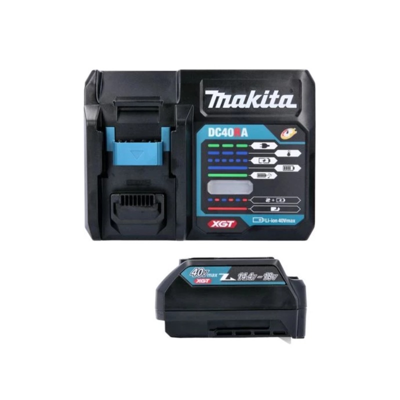 Makita DC40RA 40Vmax Li-ion XGT Fast Charger With ADP10 Adaptor