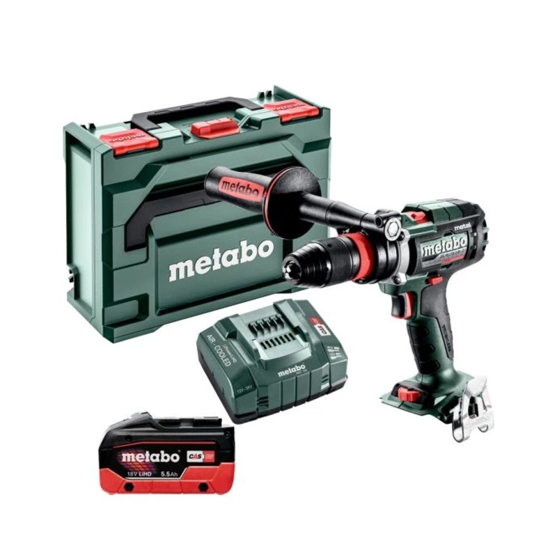 Metabo BS 18 LTX-3 Q I Metal 18V Cordless Brushless Drill Driver With 1 x 5.5Ah Battery, Charger & MetaBox
