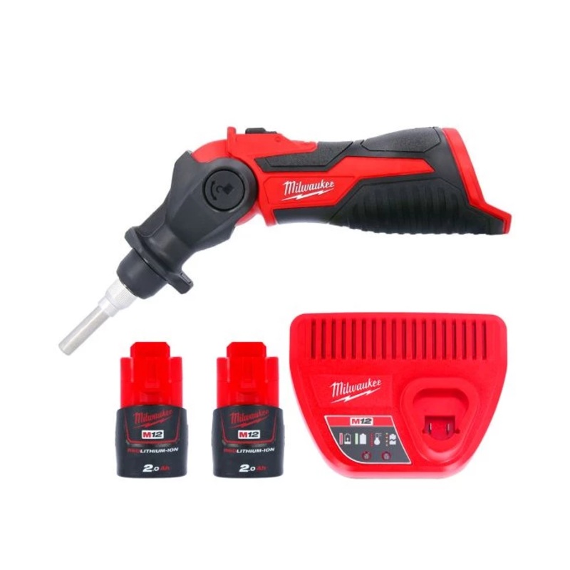 Milwaukee M12SI M12 12V Soldering Iron With 2 x 2.0Ah Batteries & Charger