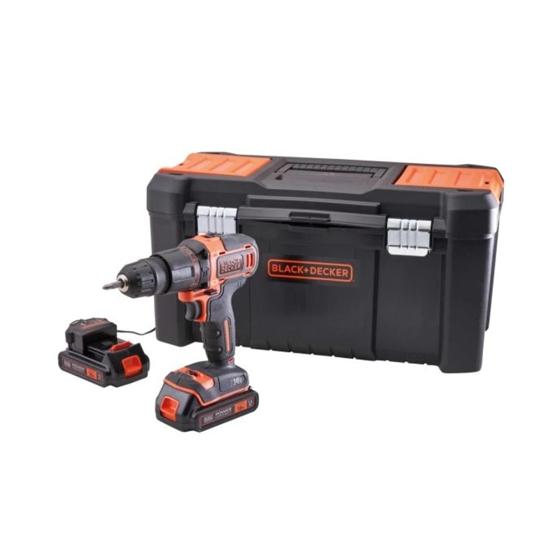 BLACK + DECKER BCD700S2KA Combi Drill 18V 2 x 1.5Ah Li-ion