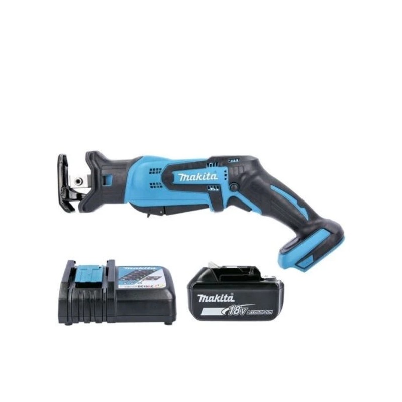 Makita DJR185 18V Li-ion Cordless Mini Reciprocating With 1 x 5.0Ah Battery & Charger