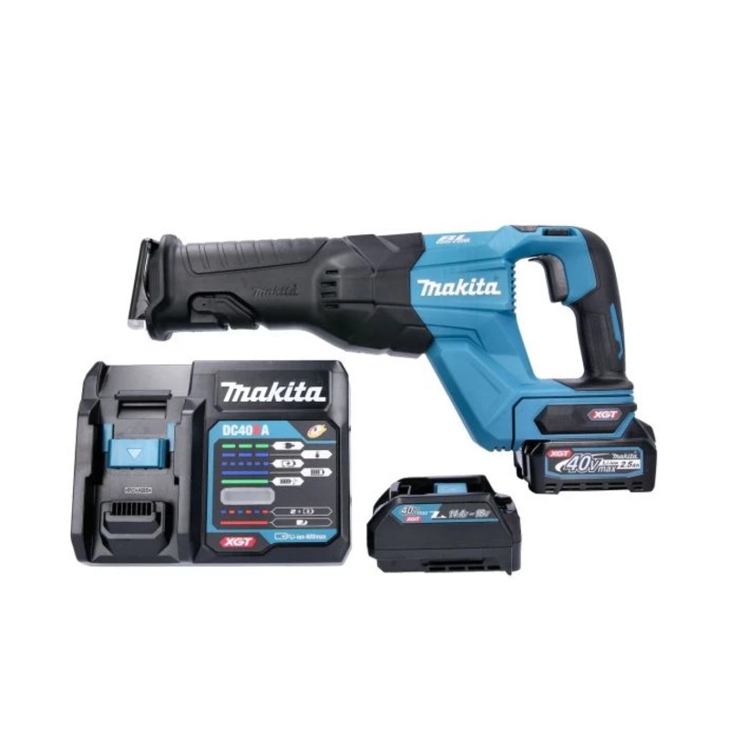 Makita JR001GD102 40Vmax XGT Reciprocating Saw With 1 x 2.5Ah Battery, Charger & Adaptor