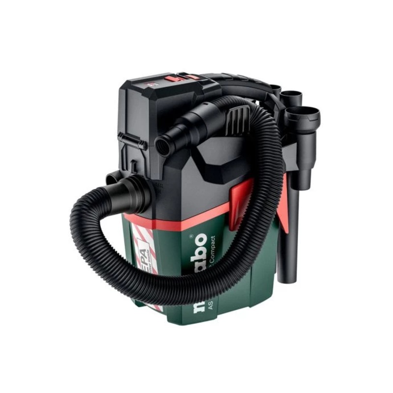 Metabo AS18 HEPA PC COMPACT 18V L Class HEPA Filter Cordless Wet & Dry Vacuum Cleaner Bare Unit – 602029850