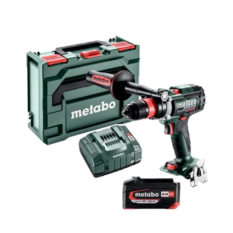 Metabo BS 18 LTX-3 BL Q I 18V Cordless Brushless Drill Driver With 1 x 4.0Ah Li-Power Battery, Charger & MetaBox