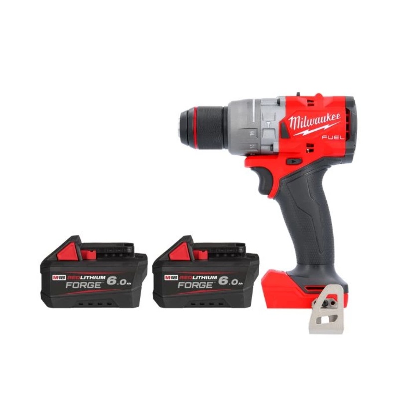 Milwaukee M18FPD3 18V FUEL Cordless Combi Drill With 2 x 6.0Ah Batteries