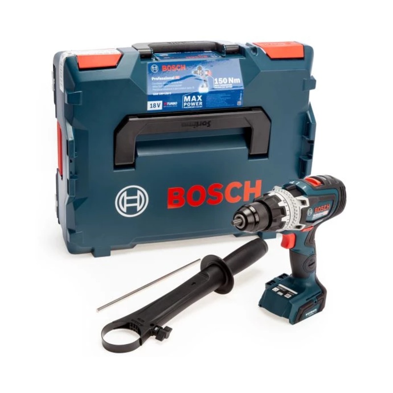 Bosch GSB 18V-150 C Cordless Brushless Professional BITURBO Combi Drill in L-Boxx – 06019J5102
