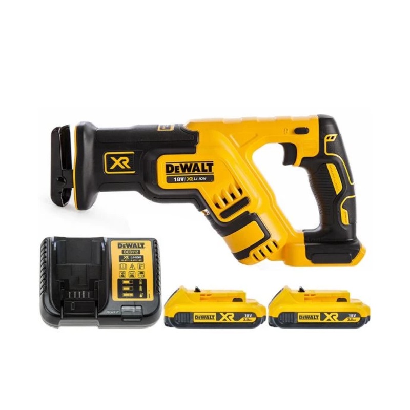 DeWalt DCS367 18V Compact Brushless Reciprocating Saw With 2 x 2.0Ah Batteries & Charger