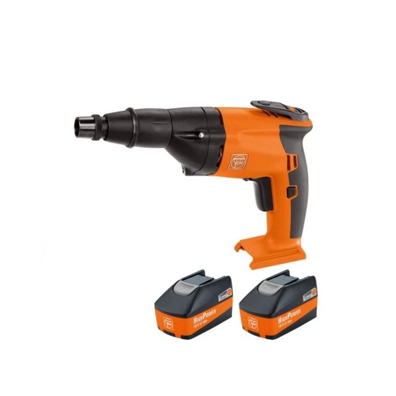 Fein ASCS 6.3 18V Select Cordless Brushless Metal Screw Gun With 2 x 5.2Ah Batteries