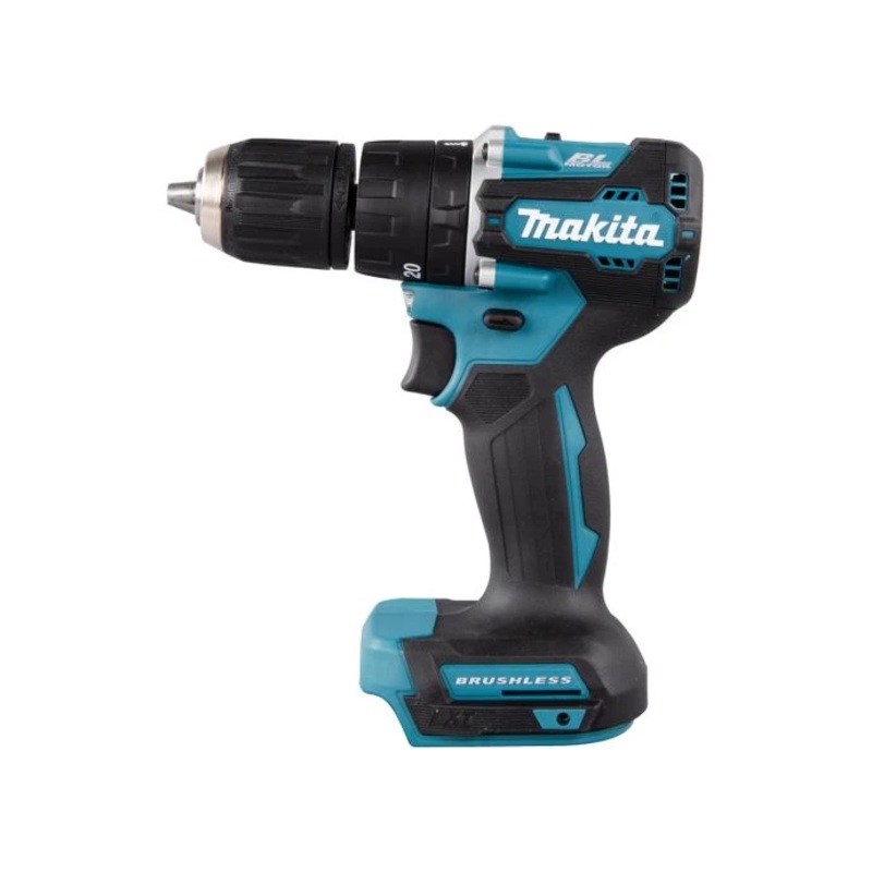 Makita Combi Drill DHP487Z 18V LXT Cordless Brushless 1/2″ 2-Speed Keyless Chuck Max 40Nm Bare Unit