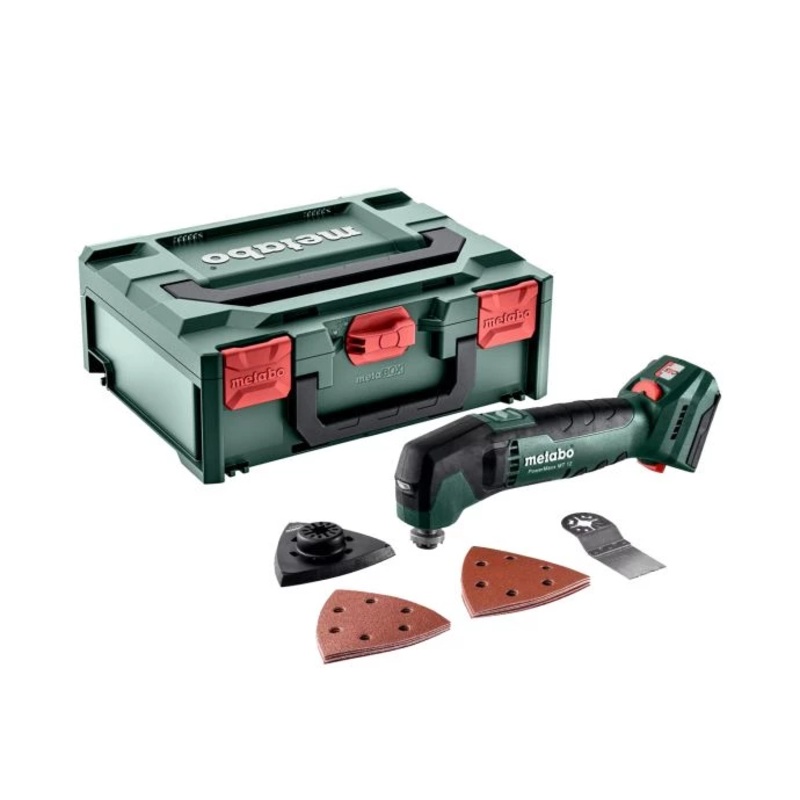 Metabo Oscillating Multi Tool Cordless 12V Starlock POWERMAXX MT 12, CAS Compatibility With metaBOX 145