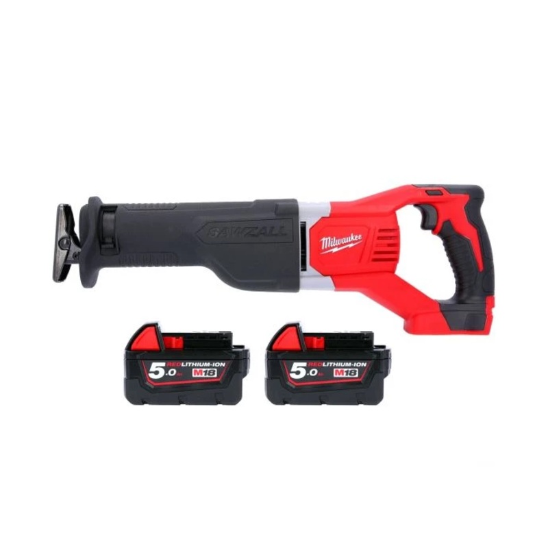 Milwaukee M18BSX M18 18V Cordless Heavy Duty Reciprocating Saw With 2 x 5.0Ah Batteries
