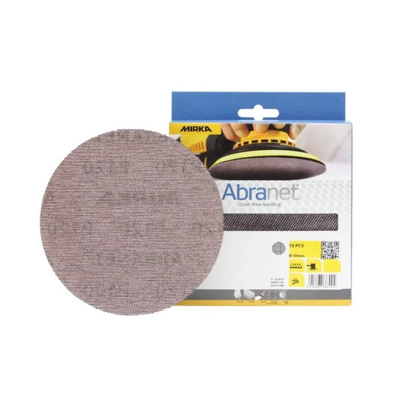 Mirka AE241F1025 Abranet 150mm/6″ Sanding Discs Grit 240 – Pack of 10