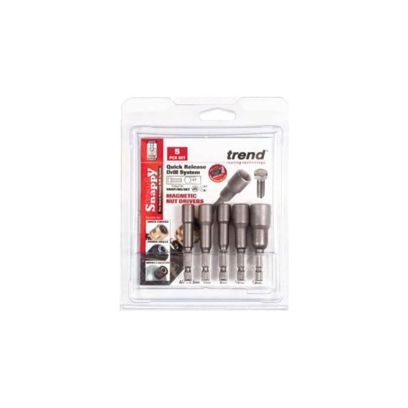 Trend Snappy Nut Driver 5pc Set 65mm