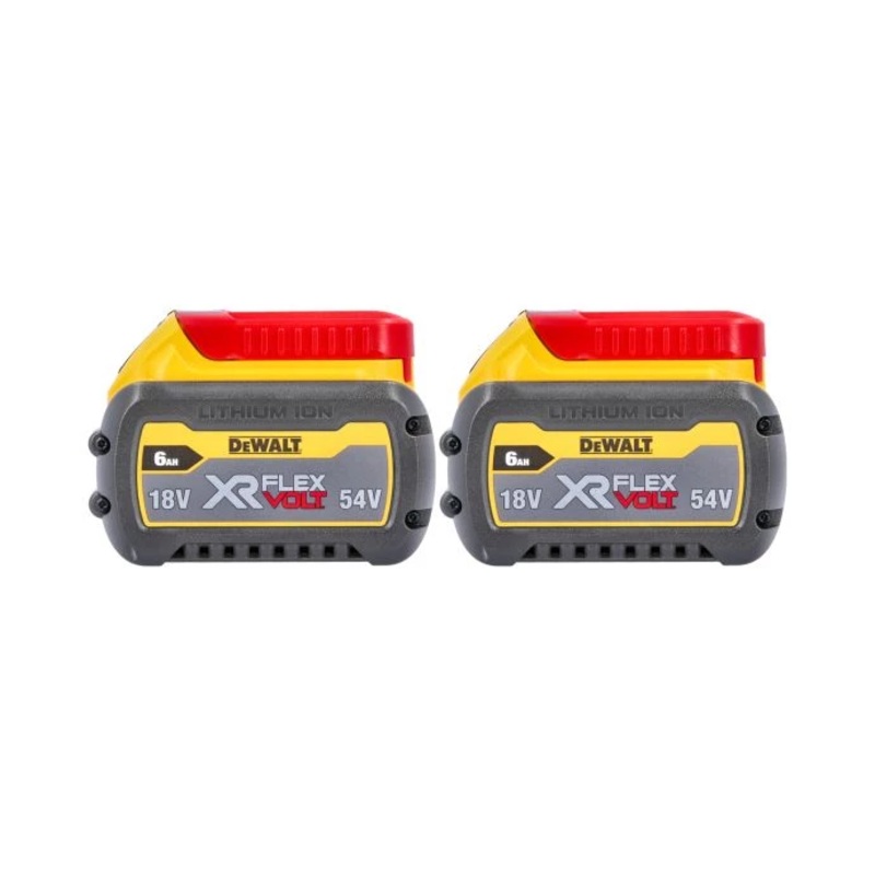 DeWalt DCB546 18V/54V XR 6Ah Li-Ion FLEXVOLT Battery – Twin Pack