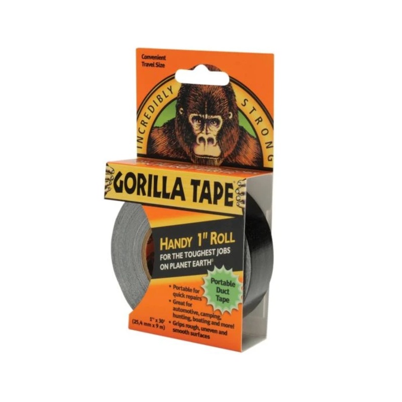 Gorilla GRGTHR Tape Handy Roll 25mm x 9m Black