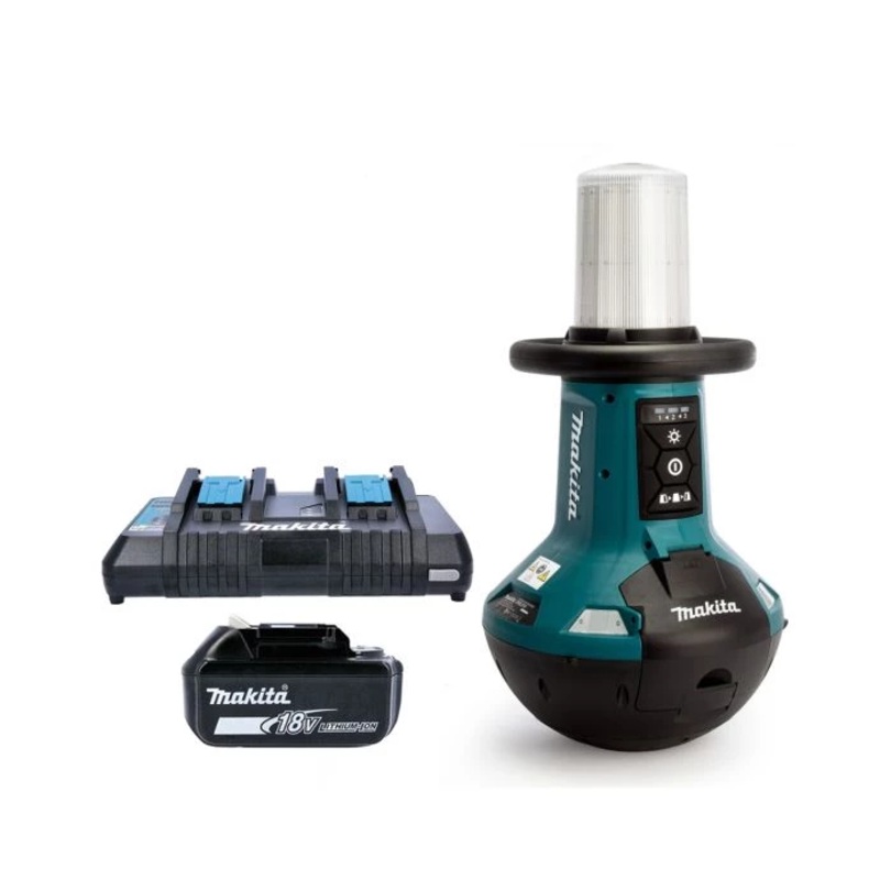 Makita Area Worklight DML810/2 14.4V/18V LXT Cordless/AC For Connecting Multiple Units Together 240V 5500 Lumen With Case Type 4