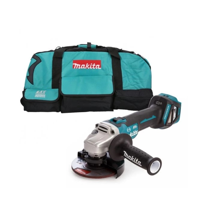 Makita DGA513Z 18V LXT Cordless 125mm Brushless Slide Switch Angle Grinder With LXT600 Tool Bag