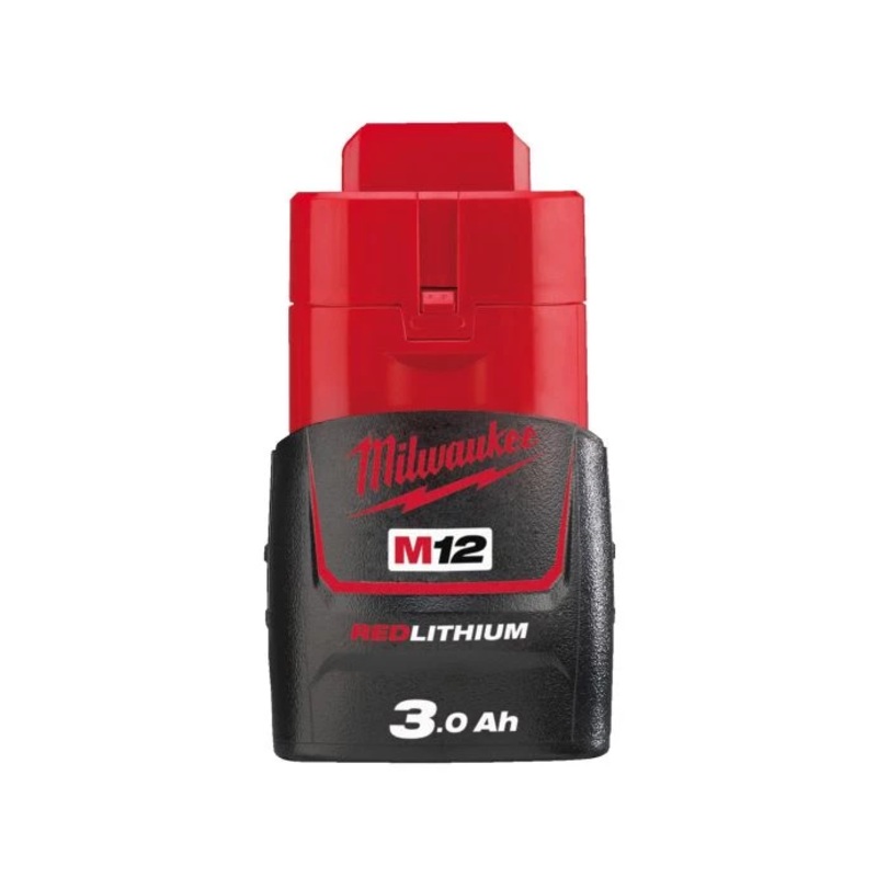 Milwaukee M12B3 12V 3Ah Red Lithium-Ion Battery